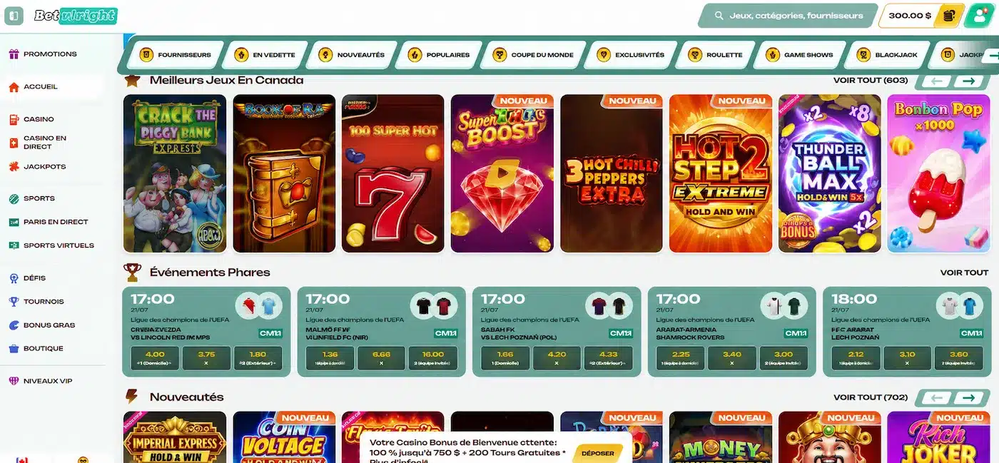 Betalright online casino