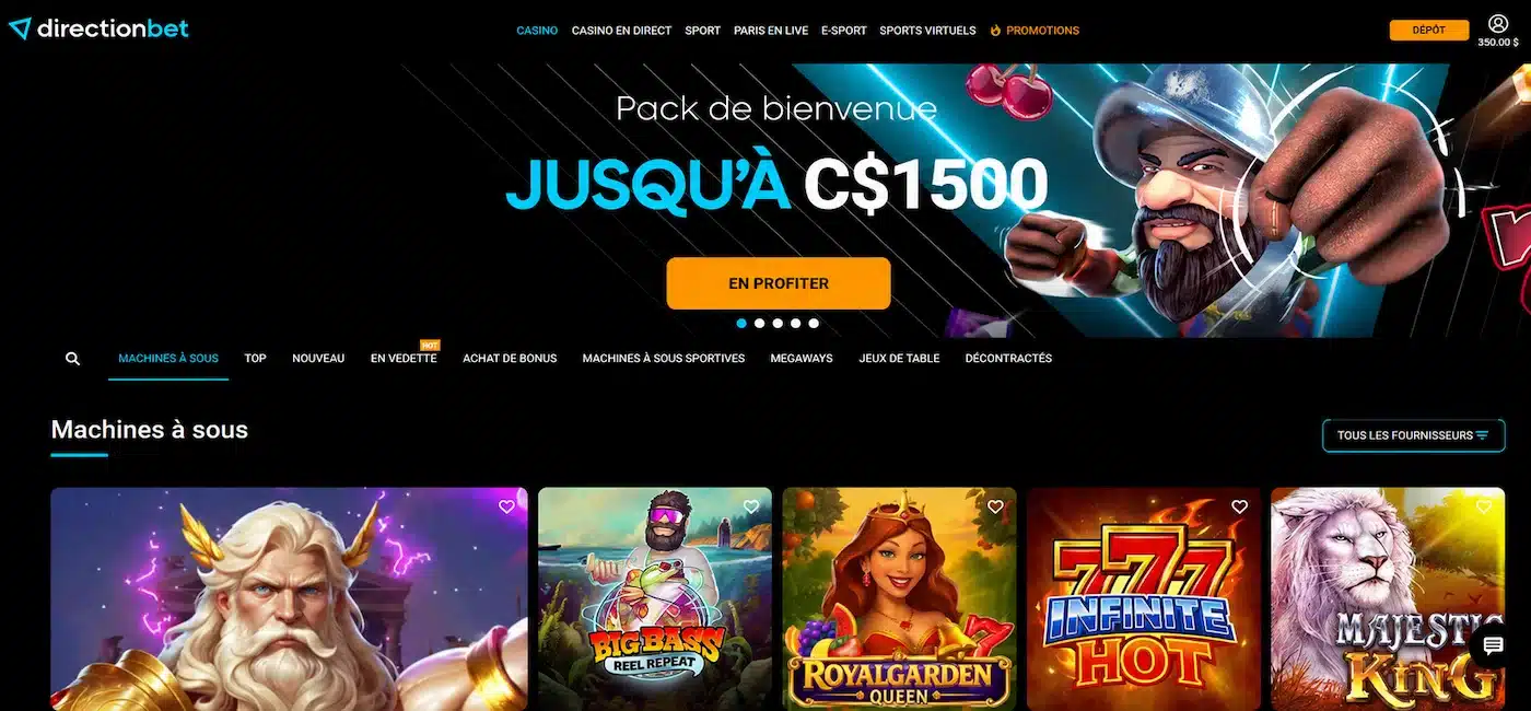 Directionbet gambling site