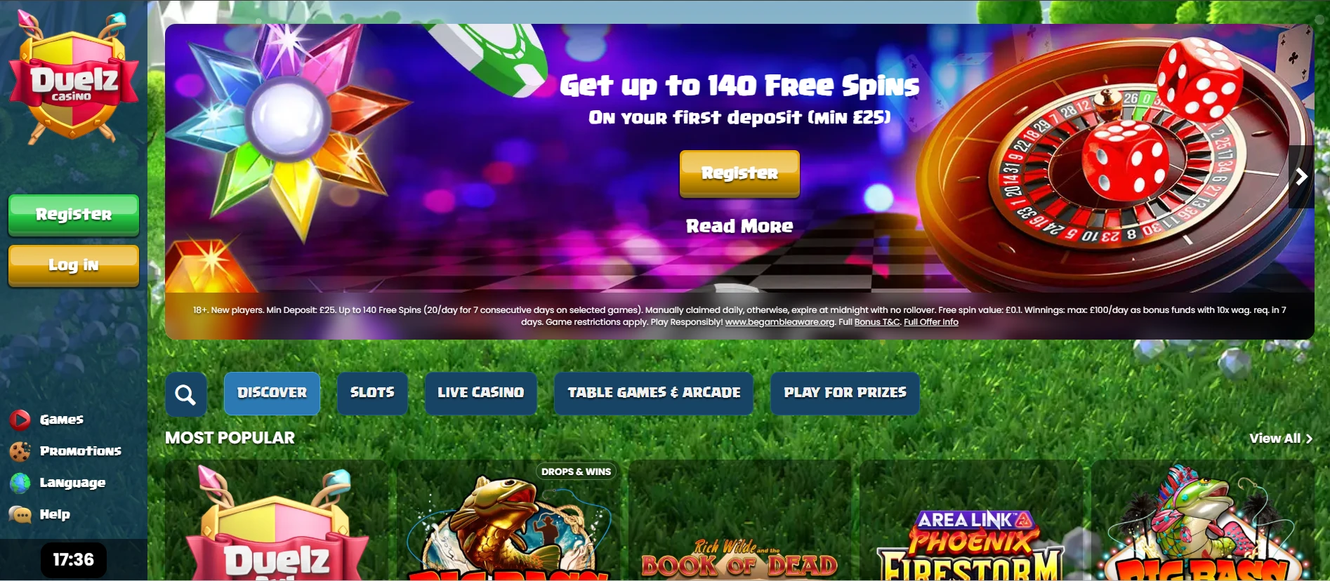 Duelz gambling site